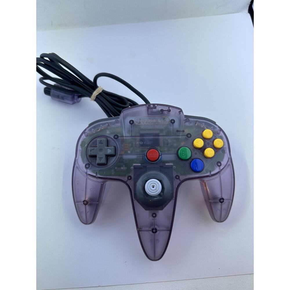 Nintendo 64 Atomic Purple N64 Controller Tight Stick Tested Fast Shipping Retro
